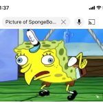 BFB intro butt four is SpongeBob acting like a chicken