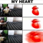 lego backrooms | image tagged in heartbeat | made w/ Imgflip meme maker