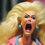 Screaming Barbie doll