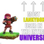 Most lankybox user in the entire universe!