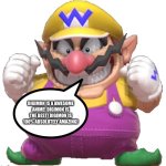 Even Wario loves Digimon | DIGIMON IS A AWESOME ANIME! DIGIMON IS THE BEST! DIGIMON IS 100% ABSOLUTELY AMAZING! | image tagged in wario is happy,anime,digimon | made w/ Imgflip meme maker