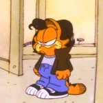 Garfield got the drip