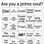 Prime soul bingo meme