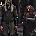 Gimli and Legolas