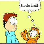 Garfield comic vacation | Slavic land; It's like Bikini Bottom with a bar | image tagged in garfield comic vacation | made w/ Imgflip meme maker