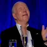 Biden crying at banquet