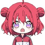 Akari formely, opening mouth