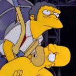 Moe saving homer