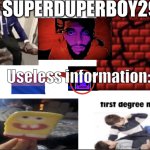 Superduperboy29 announcement temp meme
