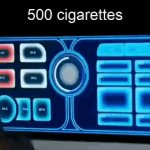 500 cigarettes