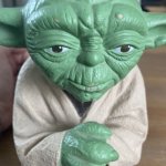 1981 Yoda Rubber Puppet