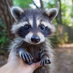 Send this baby raccoon