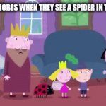 Gotta burn the place down | ARACHNOPHOBES WHEN THEY SEE A SPIDER IN THEIR HOUSE | image tagged in gifs,memes,funny,spiders | made w/ Imgflip video-to-gif maker