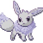 Shiny Eevee fanart sprite