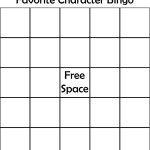 Favorite Character Bingo meme