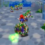 Mario crushing Luigis in a ball GIF Template