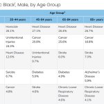 Black Male cause of death CDC