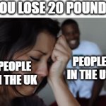 10 Pound Steak | YOU LOSE 20 POUNDS; PEOPLE IN THE US; PEOPLE IN THE UK | image tagged in gifs,memes,dank memes,relatable,united states of america,united kingdom | made w/ Imgflip video-to-gif maker