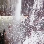 spit back