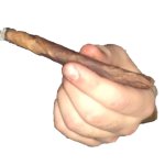 Hand Holding Blunt