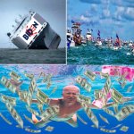 Biden's ship sinks during shark week meme