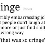 Cringe noun