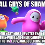 Fall Guys of shame meme