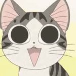 Anime Cat Scream GIF Template
