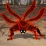 Naruto nine tails cloak template