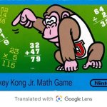 Donkey Kong Jr math