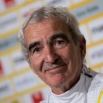 Raymond Domenech sourit