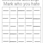 Controversial users bingo template