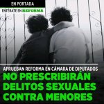 Delitos sexuales contra menores no prescriben