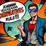 someone saying "awww yeaaa derivatives RULE!!!" in a cool and aw