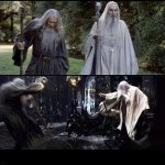 Gandalf and Saruman