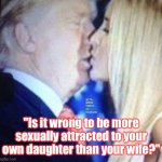 'rump gives Ivanka the tongue