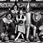 Dorothy and Wizard of Oz friends