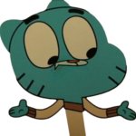 Gumball shocked