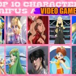 top 10 video game waifus | VIDEO GAMES | image tagged in top 10 characters waifus/husbands,videogames,video games,nintendo,sega,waifu | made w/ Imgflip meme maker