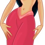 Jasmine Wearing Red Attire