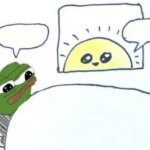 pepe wakes up