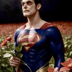 Flowers for Bizarro | image tagged in bizarro,superman,memes,villain,multiverse | made w/ Imgflip meme maker