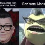 Trump hater looks like 'Roz'!