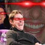 Tom Cruise laughing | image tagged in tom cruise laugh | made w/ Imgflip meme maker