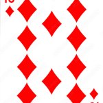 Ten of Diamonds template