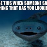 For "those" moments | USE THIS WHEN SOMEONE SAYS SOMETHING THAT HAS YOU LOOKING LIKE: | image tagged in sucabambaspis staring | made w/ Imgflip meme maker