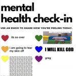 Mental health thing meme