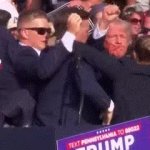Trump fist GIF Template