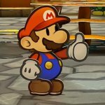 Paper Mario thumb up