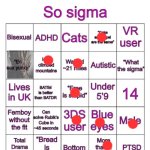 Bred’s stupid bingo | image tagged in kys | made w/ Imgflip meme maker